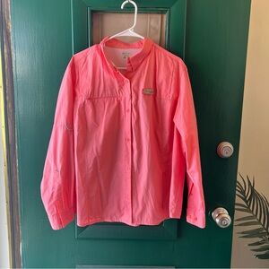 Columbia Women's Light Pink Mesh Active Top